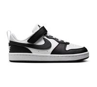 Nike White & Black Court Borough Low Junior Trainers UK 1 (EU 33)