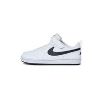 Nike Kids Court Borough Low Recraft (Td) Shoes, White/Black, 2.5