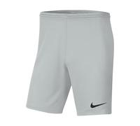 NIKE Kids Df Par III Nb Shorts, Grey Fog/Black, 7/8 Years