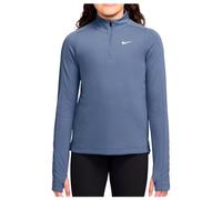 Nike Girls' Dri-FIT Long-Sleeve 1/4-Zip Top - Blue - Polyester S