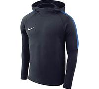 Nike Kids Dry Academy 18 Po Hoodie, Obsidian/Royal Blue/Royal Blue/White, 13-15 Years (Manufacturer Size: XL)