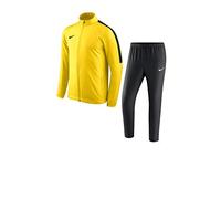 Nike Kids Dry Academy 18 W Warm Up Suit - Tour Yellow/Black/Anthracite/Black, Small