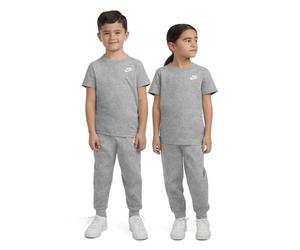 NIKE Kids Embroid Futura T-Shirt, Dk Grey Heather, 2/3 Years