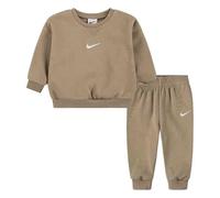 Nike Kids Essential Fleece Crew Long Sleeve Set Beige,Brown 12 Months Boys,Girls