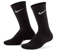 Nike - Kid's Everyday Cushioned Crew Socks 3-Pack - Sports socks size S - EU: 34-38, black