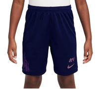 Nike Kids Graphic Print Shorts - Blue/Gold - 9-10 Years - Blue/Gold - 100% Mixed