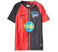 Nike Kids Hbsc Y Nk Brt Stad Jsy Ss AW Football T-Shirt - University Red/(Black) (Full Sponsor), X-Small