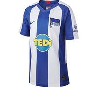 Nike Kids Hbsc Y Nk Brt Stad Jsy Ss HM Football T-Shirt - White/(Varsity Royal) (Full Sponsor), Small