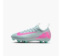 Nike Kid's Jr. Zoom Vapor 16 Academy FG/MG Football Shoe, Ocean Cube/Pink Blast, 2.5