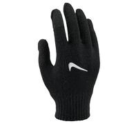 Nike Kids Knit Tech and Grip Gloves 3.0 Running Training Fitness Touchscreen Grip Winter Gloves, Black/White, L/XL
