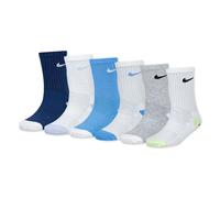 Nike Kids Nhn Smiley Crew Socks 6 Pairs Multicolor EU 23 1/2-27 Kids