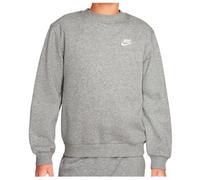 Nike Sportswear Club Fleece Older Kids' Sweatshirt - Grey - Cotton/Polyester S