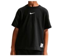 Nike - Kid's Pro Dri-FIT Short-Sleeve Training Top - Sport shirt size S, black