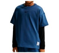 Nike - Kid's Pro Dri-FIT Short-Sleeve Training Top - Sport shirt size XS, blue