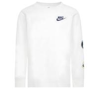 NIKE Kids Retro Sticker Long Sleeve T-Shirt 6-7 Years Weiß