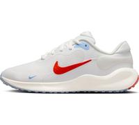 Nike Kids Revolution 7 (GS) Sneaker, Summit White/Picante Red-Sail, 4.5