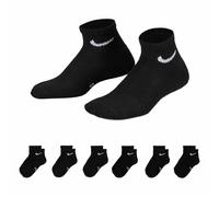 NIKE Kids Dri-Fit Performance Basic Ankle (Infant/Toddler/Little Kid) - Black - 4-5 (7-10 Toddler)