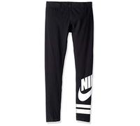 Nike Kids Sportswear Graphic Leggings - Black/White, Small