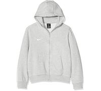 Nike Kids Team Club Full Zip Hoodie, Grey, XS