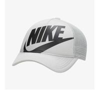 Nike Kids Trucker Cap - White Mesh Snapback - Curved Peak Rise Structured Hat