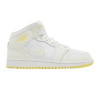 Nike Kids Unisex Air Jordan 1 Mid (gs) White High Tops Youths Leather - Size UK 5