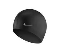 NIKE Silicone Cap Swimming Cap, Unisex Children, unisex_child, TESS0106, Black, one size