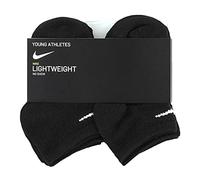 NIKE Kids Young Athletes No Show Socks Black 6 Pairs Size 7C-10C/4-5