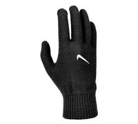 Nike Knit Swoosh Gloves 3.0 - Lightweight Warm Acrylic Knit Training Gloves with Stretch Cuff, Unisex (1 Pair), (Black | White, Large)