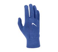 Nike Men's Knit Swoosh Gloves 3.0 Running Training Fitness Winter Gloves Touchscreen Grip, Comet Blue/White, S