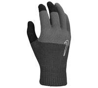 NIKE MENS WINTER GLOVES FOOTBALL KNIT GRIP SPORTS MAGIC TOUCH SCREEN PHONE GREY