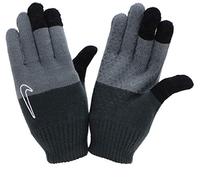 Nike Knitted Gloves Youth Black/Grey with Touch Function, S/M