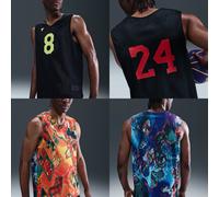 Nike Kobe What The Reversible Jersey Vest Tank Top Black Multicoloured Large