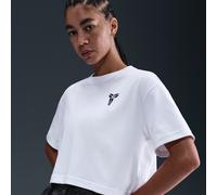 Nike Kobe Women's Dri-FIT Cropped Basketball T-Shirt - White - Polyester/Cotton XL (UK 20-22)