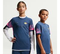 Nike Kylian Mbappé Academy Older Kids' Dri-FIT Short-Sleeve Football Top - Blue - Polyester S
