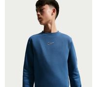 Nike Kylian Mbappé Club Fleece Older Kids' Football Crew-Neck Sweatshirt - Blue - Cotton/Polyester