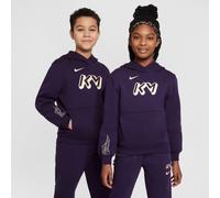Nike Kylian Mbappé Club Fleece Older Kids' Football Hoodie - Purple - Cotton/Polyester XS