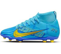 Nike Kids Air Zoom Mercurial Superfly IX Club x Mbappe FG MG Blue