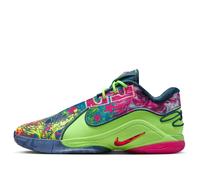 Lebron XXII Crown Jewel Basketball Shoes (FZ1094-101, White/Medium Ash/Hot Lava/Volt Glow), Blustery/Ghost Green/Diffused Blue/Fireberry, 7.5 UK