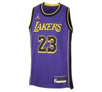 Nike LeBron James Los Angeles Lakers Statement Edition Older Kids' (Boys') Jordan Dri-FIT NBA Swingman Jersey - Purple - Polyester L