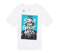 Nike LeBron James Printing Sports Short Sleeve White BQ3625-100 M