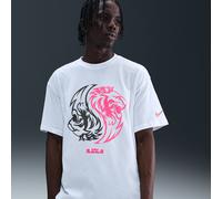 Nike LeBron Men's Max90 T-Shirt - White - Cotton L
