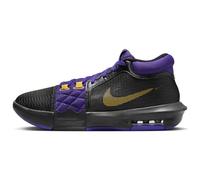 NIKE Lebron Witness VIII, Three Quarters Tall Man, Black University Gold Field Purple, 7 UK