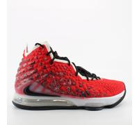 Nike Lebron XVII Red Textile Lace Up Mens Trainers BQ3177 601 - Size UK 8
