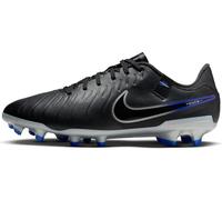 Nike Legend 10 Football Shoe Black/Chrome-Hyper Royal 6.5