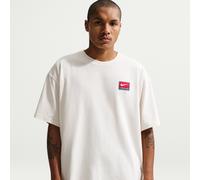 Nike Life Men's Short-Sleeve Boxy Knit Top - Grey - Cotton XS