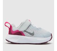 Nike Light Grey Wearallday Girls Toddler Trainers UK 1.5 (EU 17)
