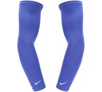 Nike Lightweight Arm Sleeves 2.0 Arm Sleeves Running Training Fitness Sports Compression Sleeves Lightweight Breathable Unisex, Sapphire/Silver, S/M