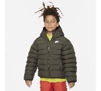 Nike Lightweight Synthetic Fill Older Kids' Loose Hooded Jacket - Green - Polyester XS
