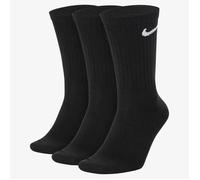 Nike Lightweight Training Unisex Black Crew Socks SX7676 (3 Pairs)