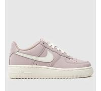 Nike Lilac Air Force 1 Girls Youth Trainers UK 3 (EU 35½)